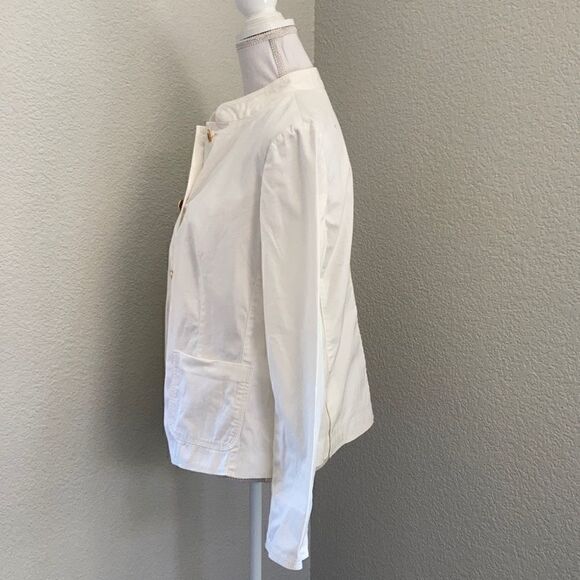 Talbots White Ivory Button Down Jacket - Picture 2 of 7